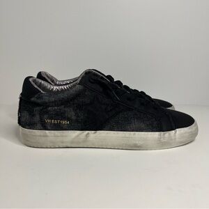 Vintage Havana Black and Silver Sneakers